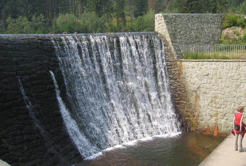 Wodospad na Wisełce - Wiślańska Niagara